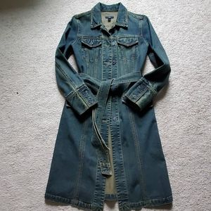 Vintage GAP denim trench coat